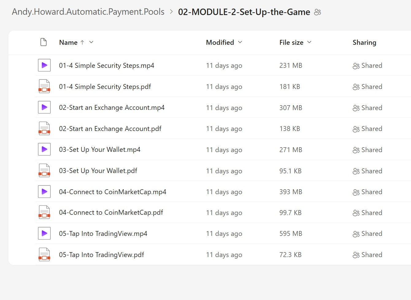 Andy Howard - Automatic Payment Pools Course Module 02 on My Premium Courses