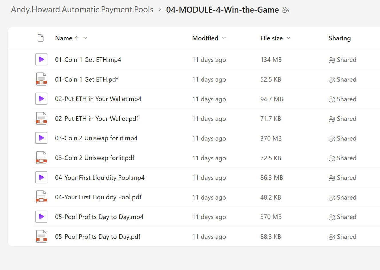 Andy Howard - Automatic Payment Pools Course Module 04 on My Premium Courses