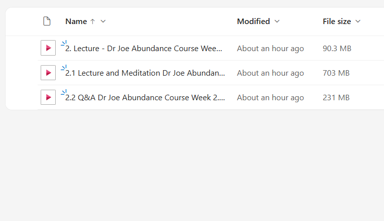 Believing, Behaving, Becoming Abundance Live Online Course by Dr. Joe Dispenza 2025 CONTENT 3