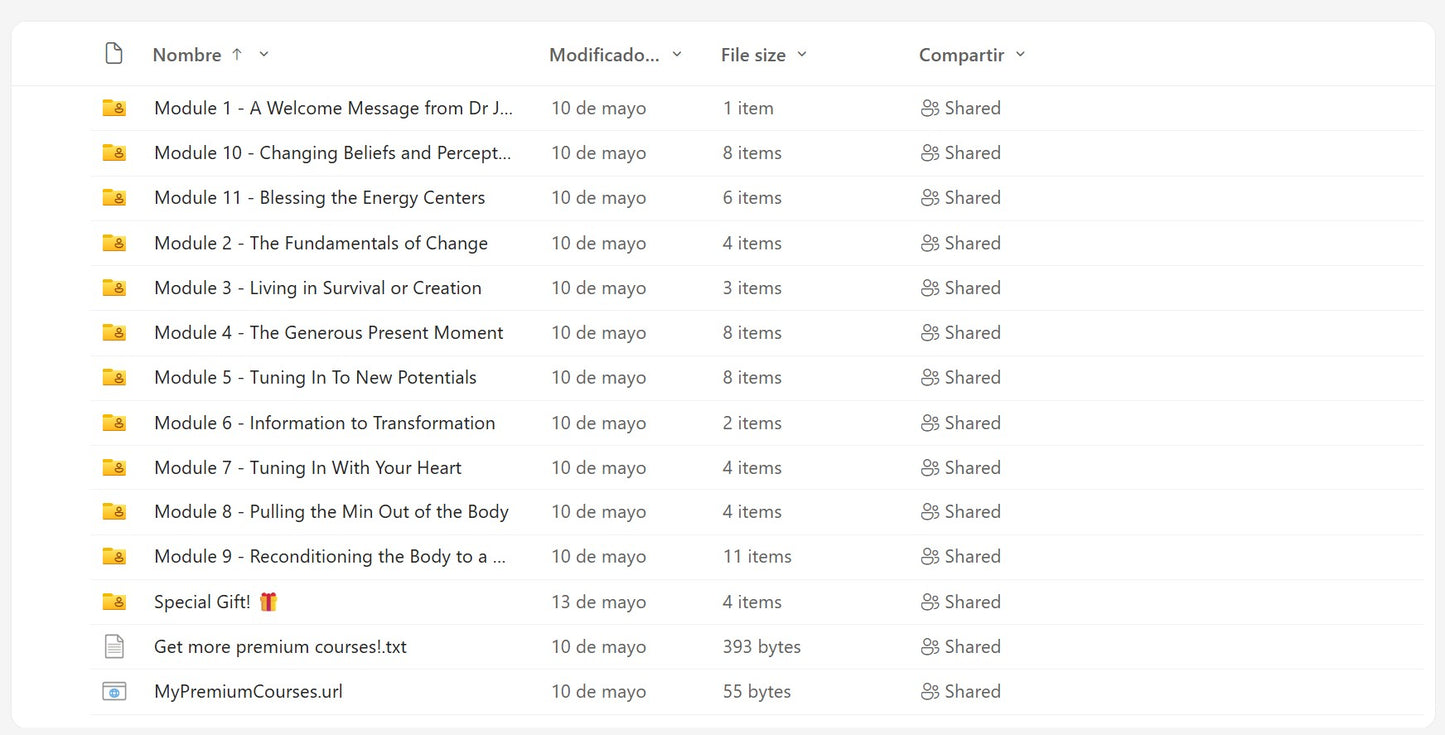 Joe Dispenza Progressive Online Course Modules