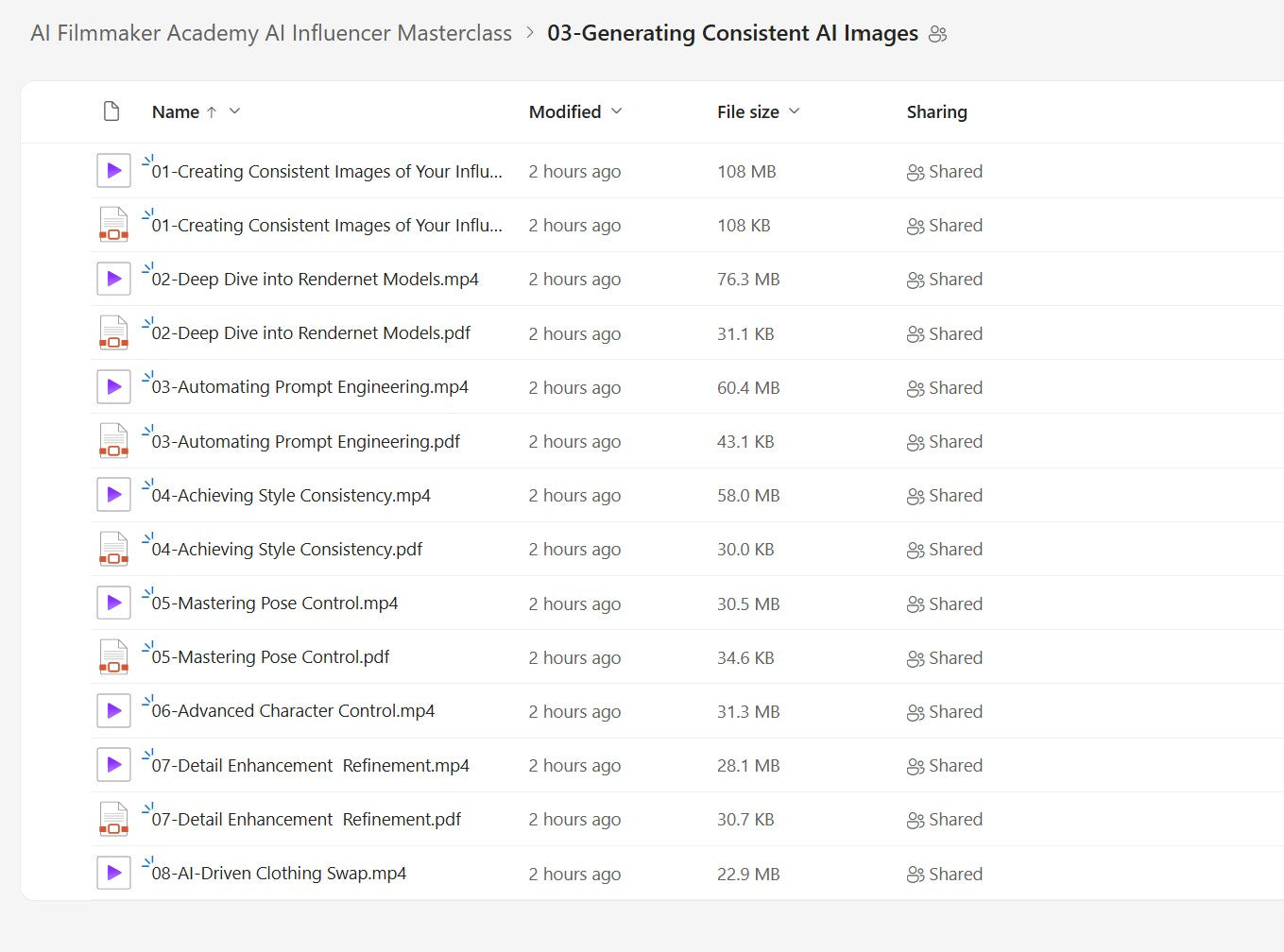 AI Influencer Masterclass – AI Filmmaker Academy Module 3 on My Premium Courses