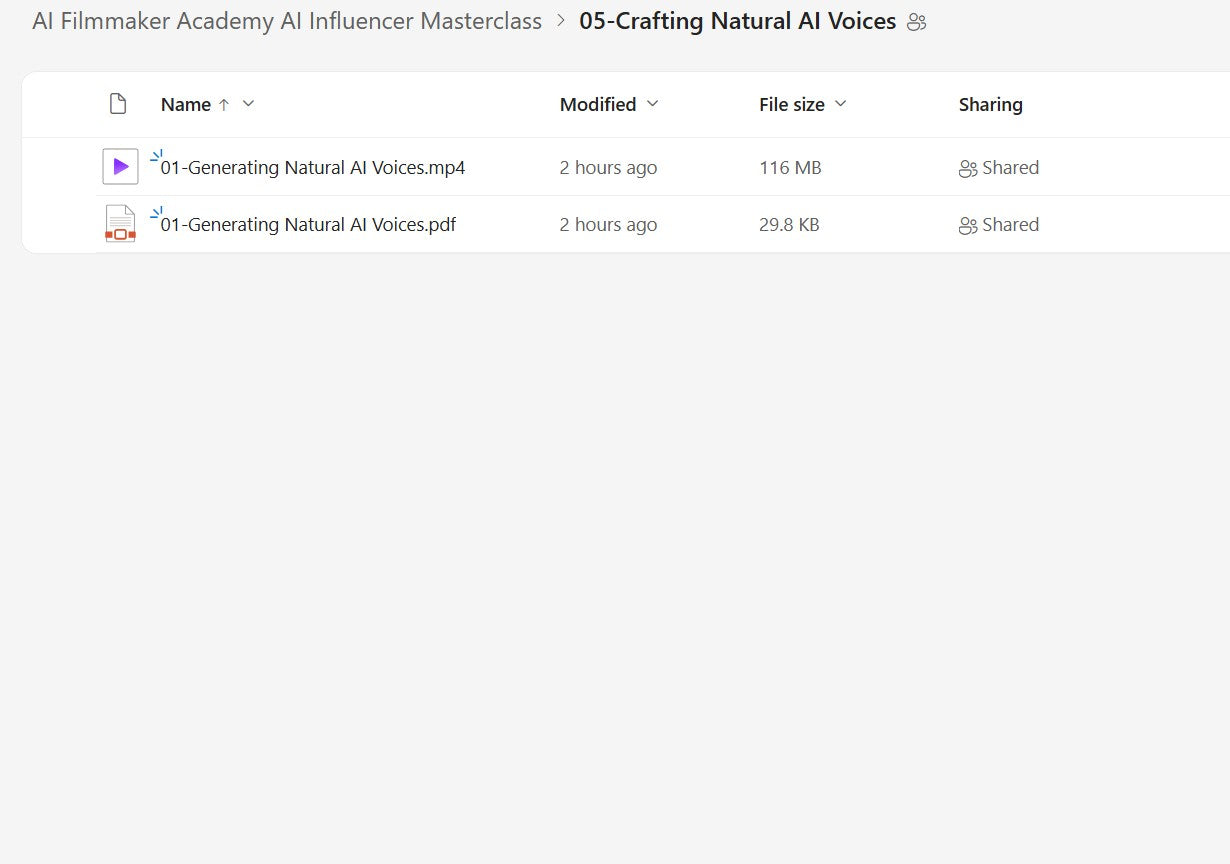 AI Influencer Masterclass – AI Filmmaker Academy Module 5 on My Premium Courses