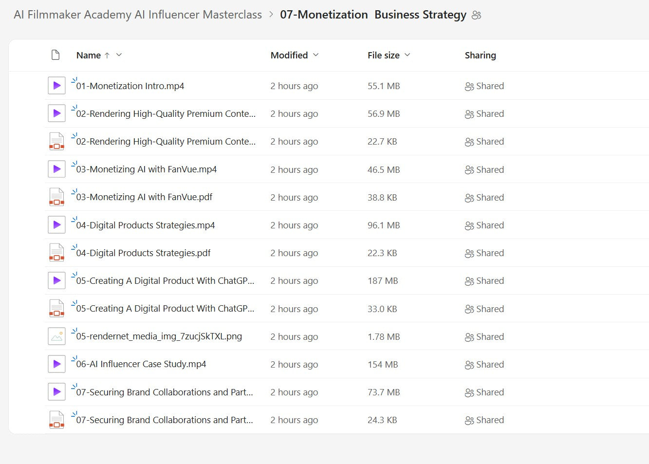 AI Influencer Masterclass – AI Filmmaker Academy Module 7 on My Premium Courses