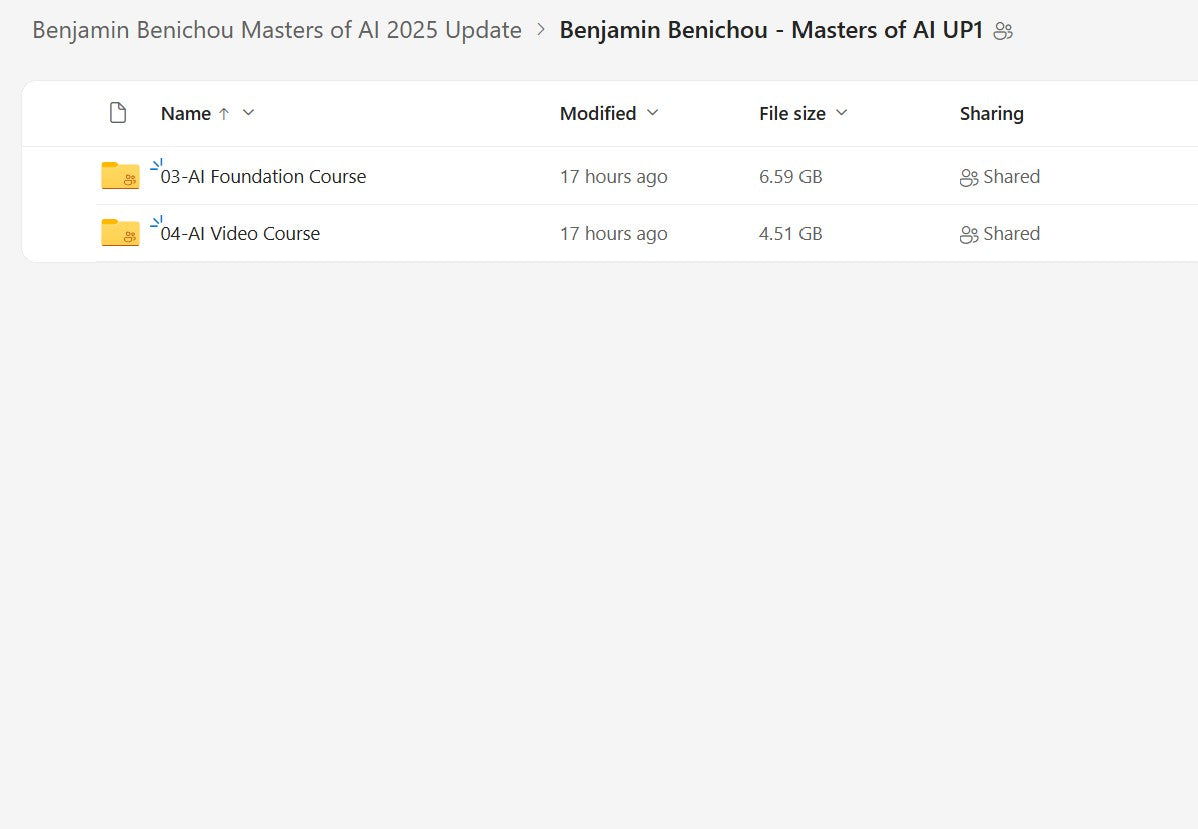 Benjamin Benichou – Masters of AI 2025 Module 3 on My Premium Courses