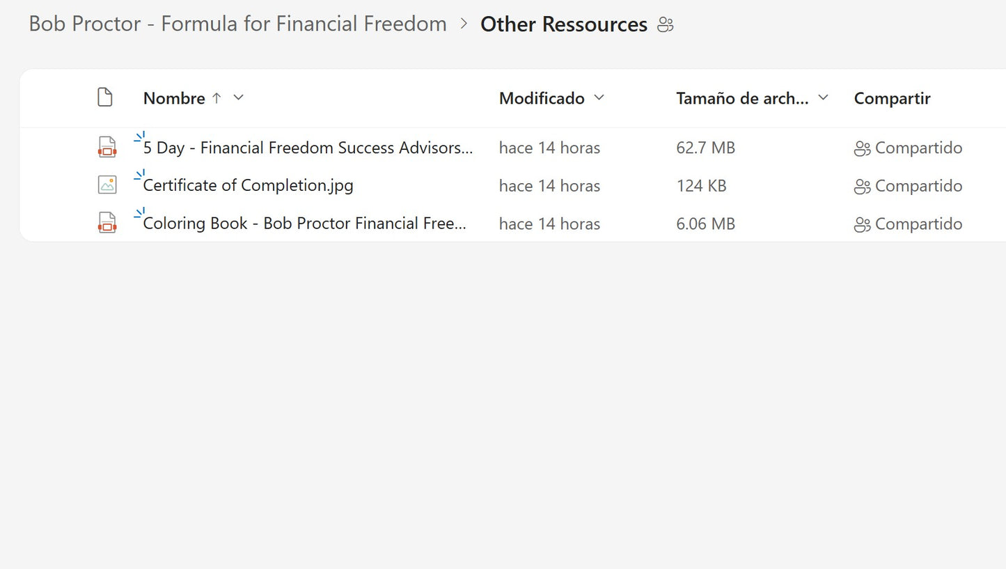 Bob Proctor - The Formula for Financial Freedom Module 7 on My Premium Courses