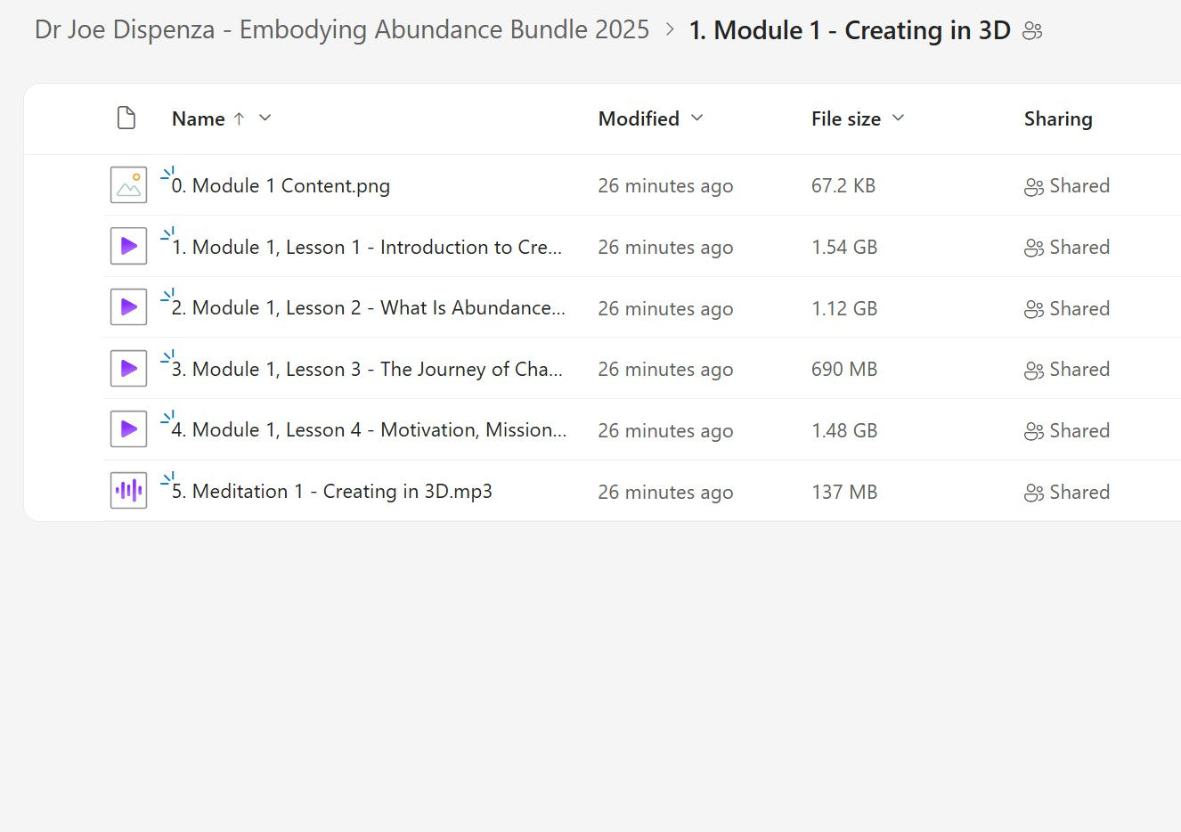 Dr Joe Dispenza - Embodying Abundance Bundle Module 1 on My Premium Courses