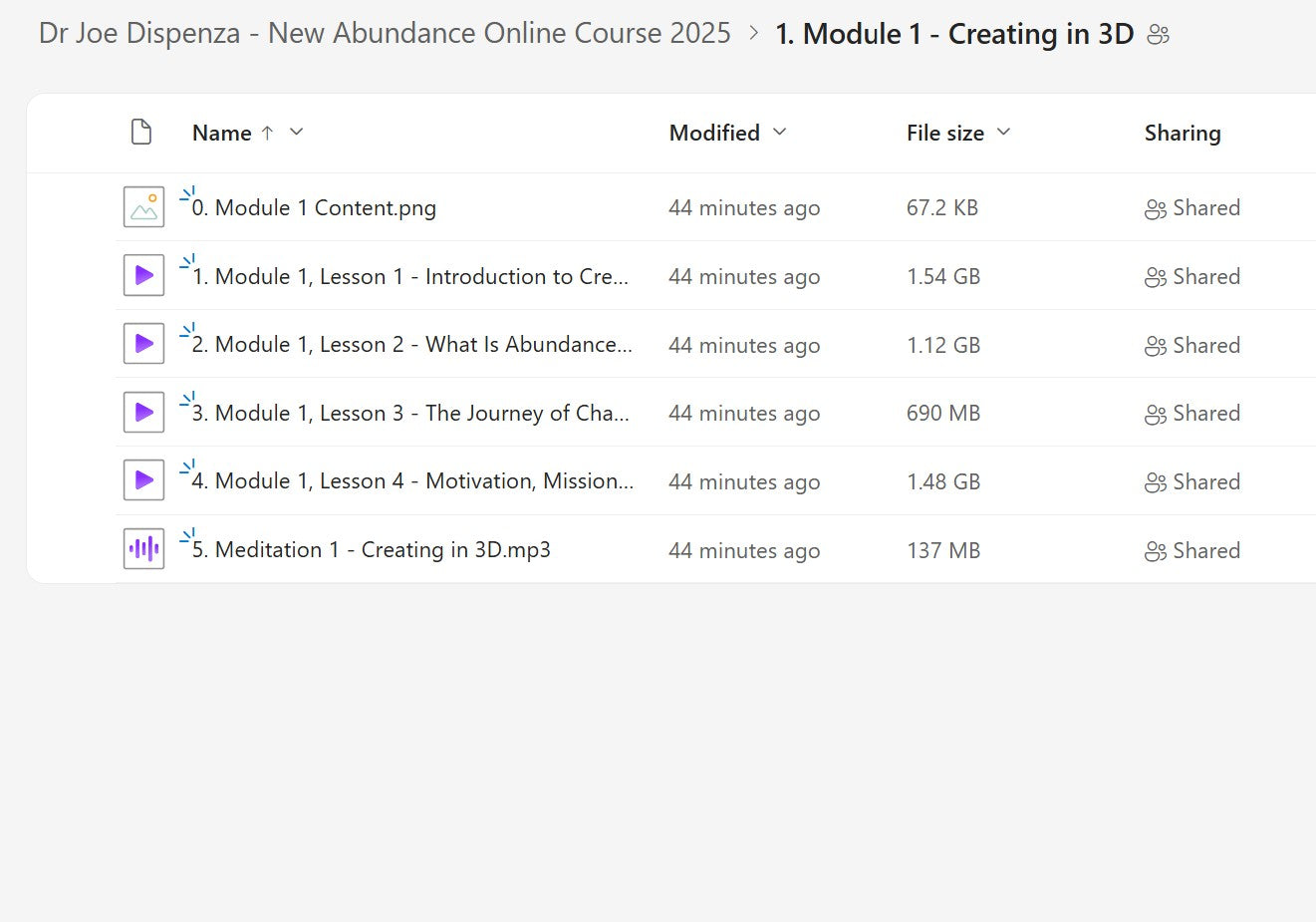 Dr Joe Dispenza - New Abundance Online Course 2025 Module 1 on My Premium Courses