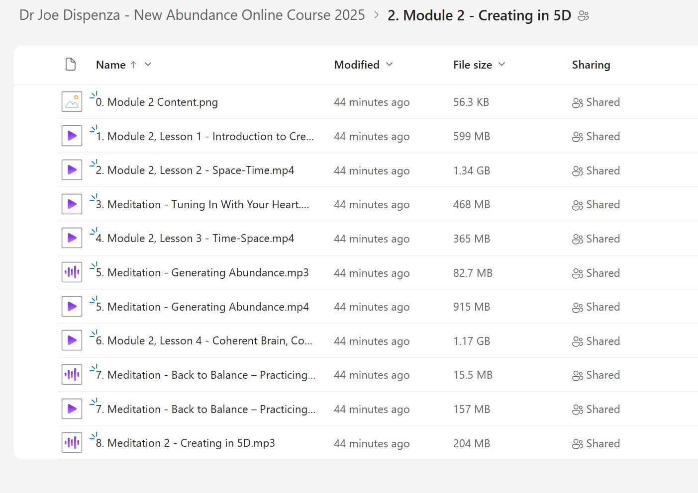 Dr Joe Dispenza - New Abundance Online Course 2025 Module 2 on My Premium Courses