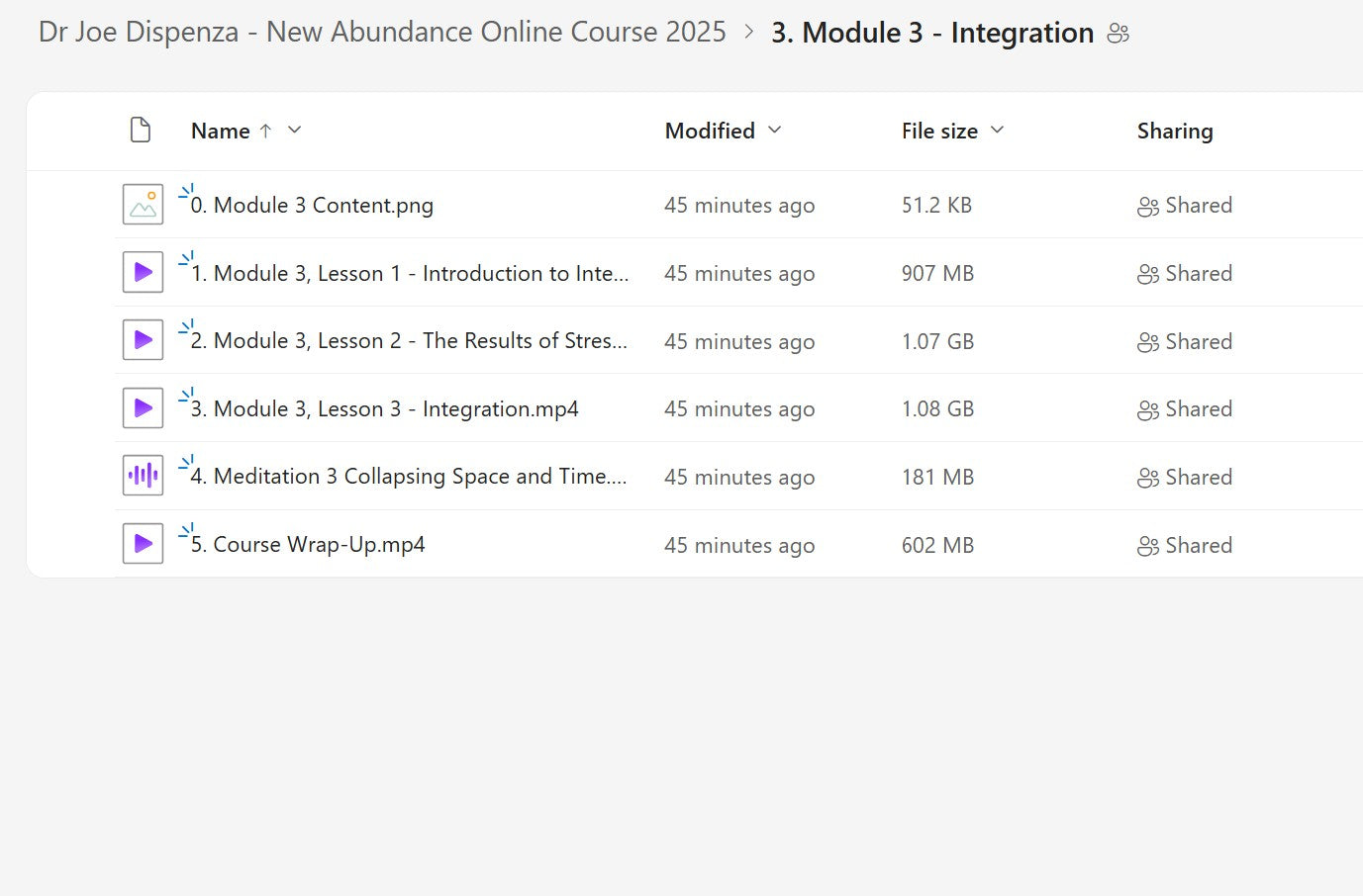 Dr Joe Dispenza - New Abundance Online Course 2025 Module 3 on My Premium Courses