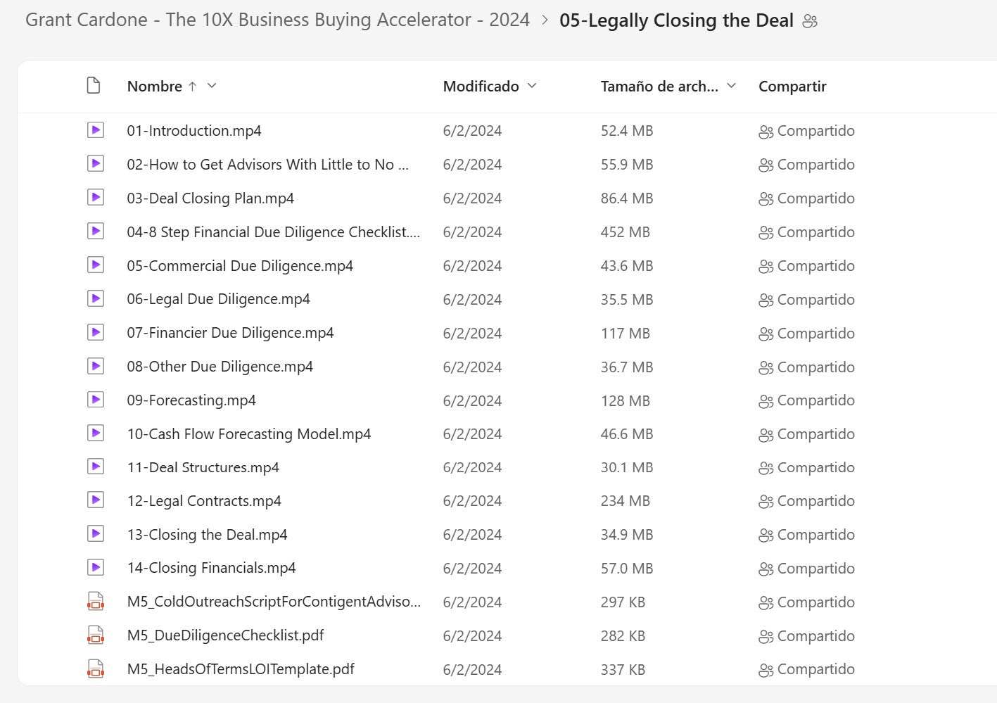 Grant Cardone - The 10X Business Buying Accelerator Module 5 on My Premium Courses