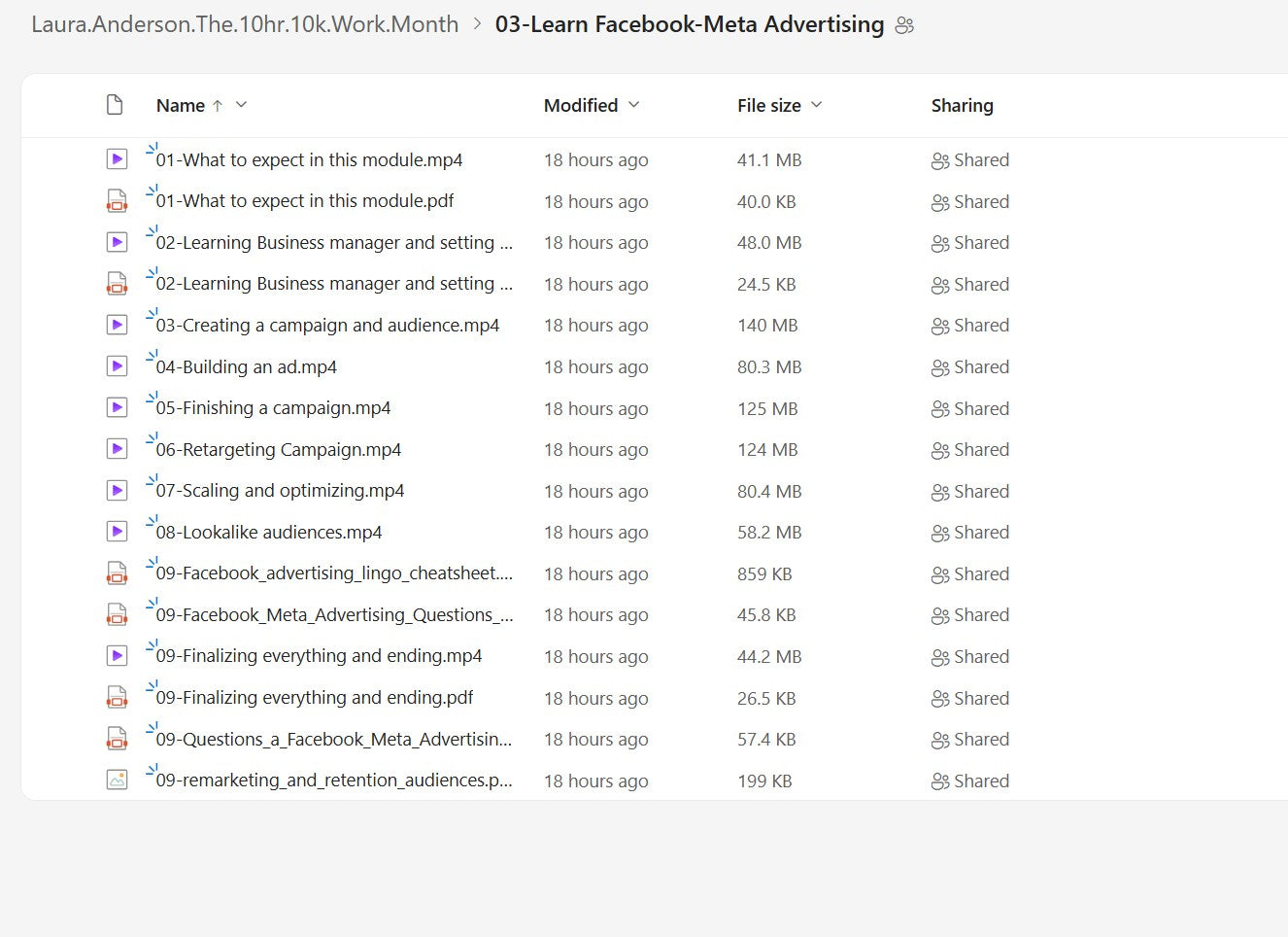Laura Anderson – The 10hr 10k Work Month Course Module 3 on My Premium Courses