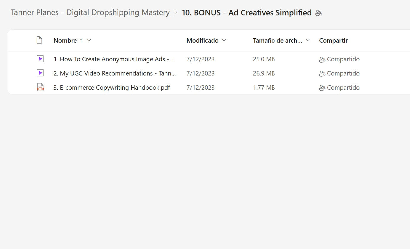 Tanner Planes – Digital Dropshipping Mastery Module 10 on My Premium Courses
