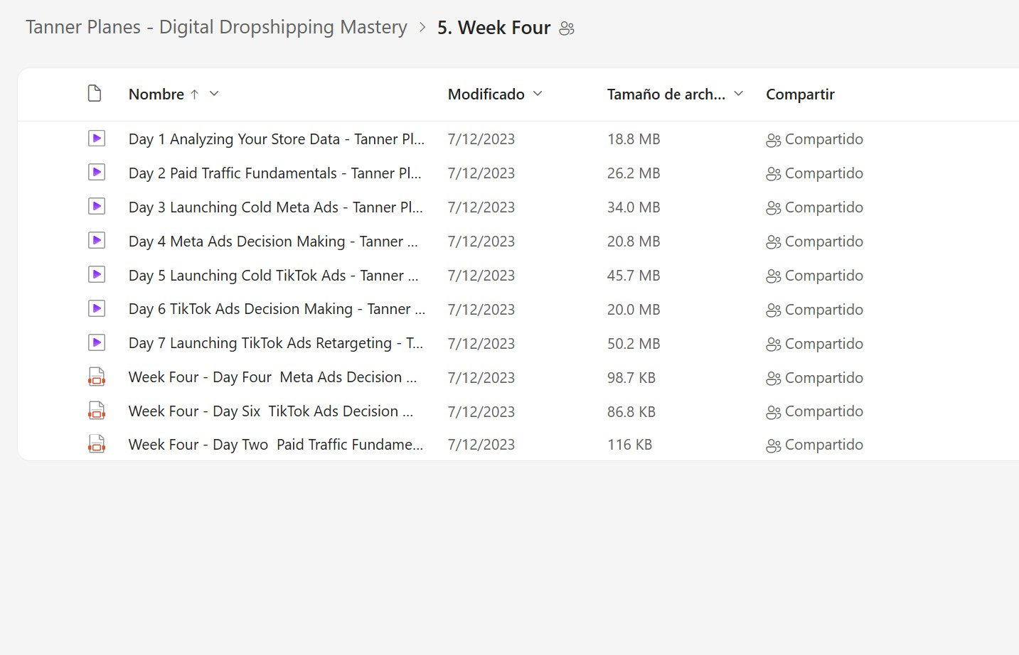 Tanner Planes – Digital Dropshipping Mastery Module 5 on My Premium Courses