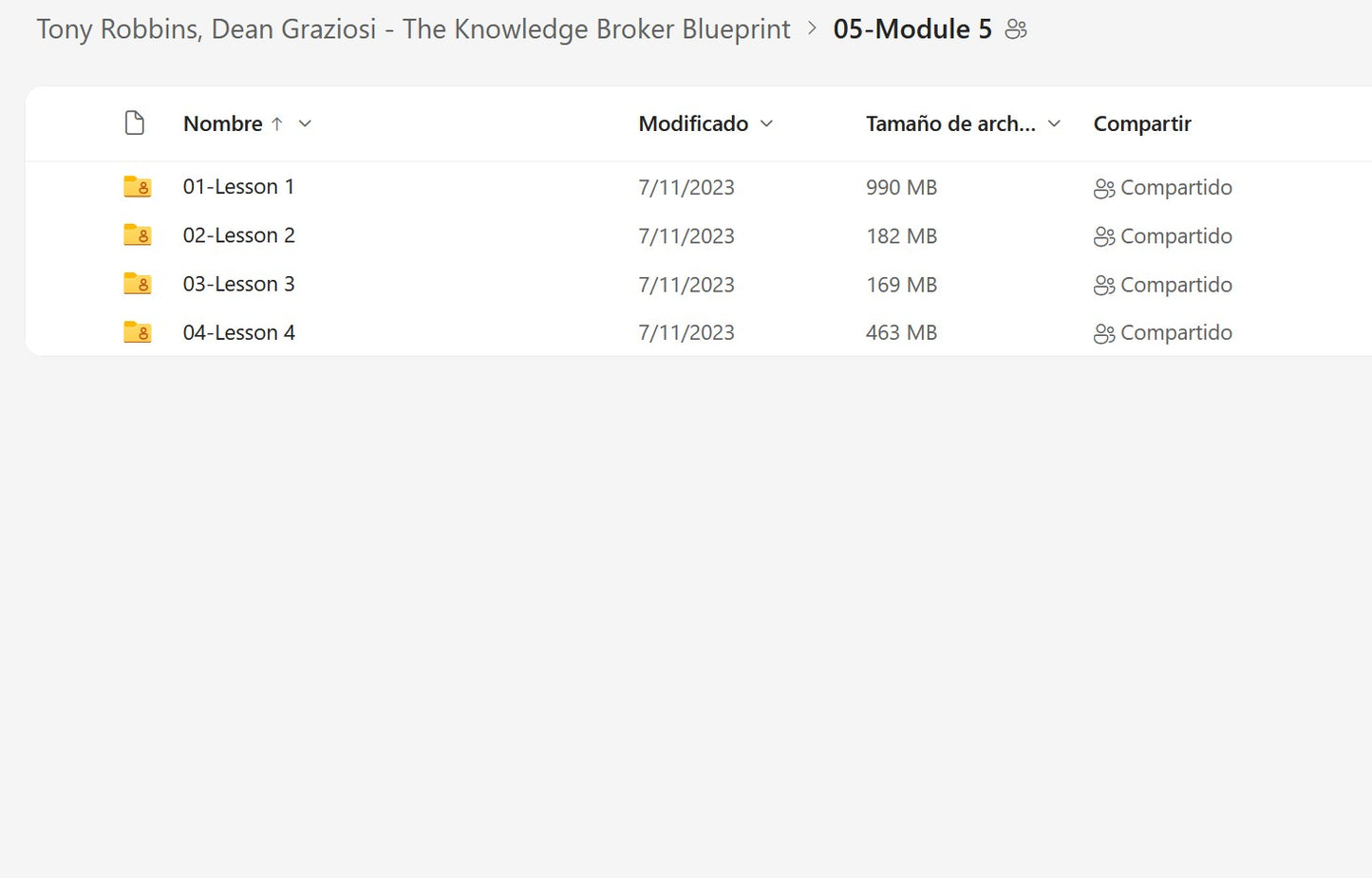 Tony Robbins & Dean Graziosi – The Knowledge Broker Blueprint Module 5 on My Premium Courses
