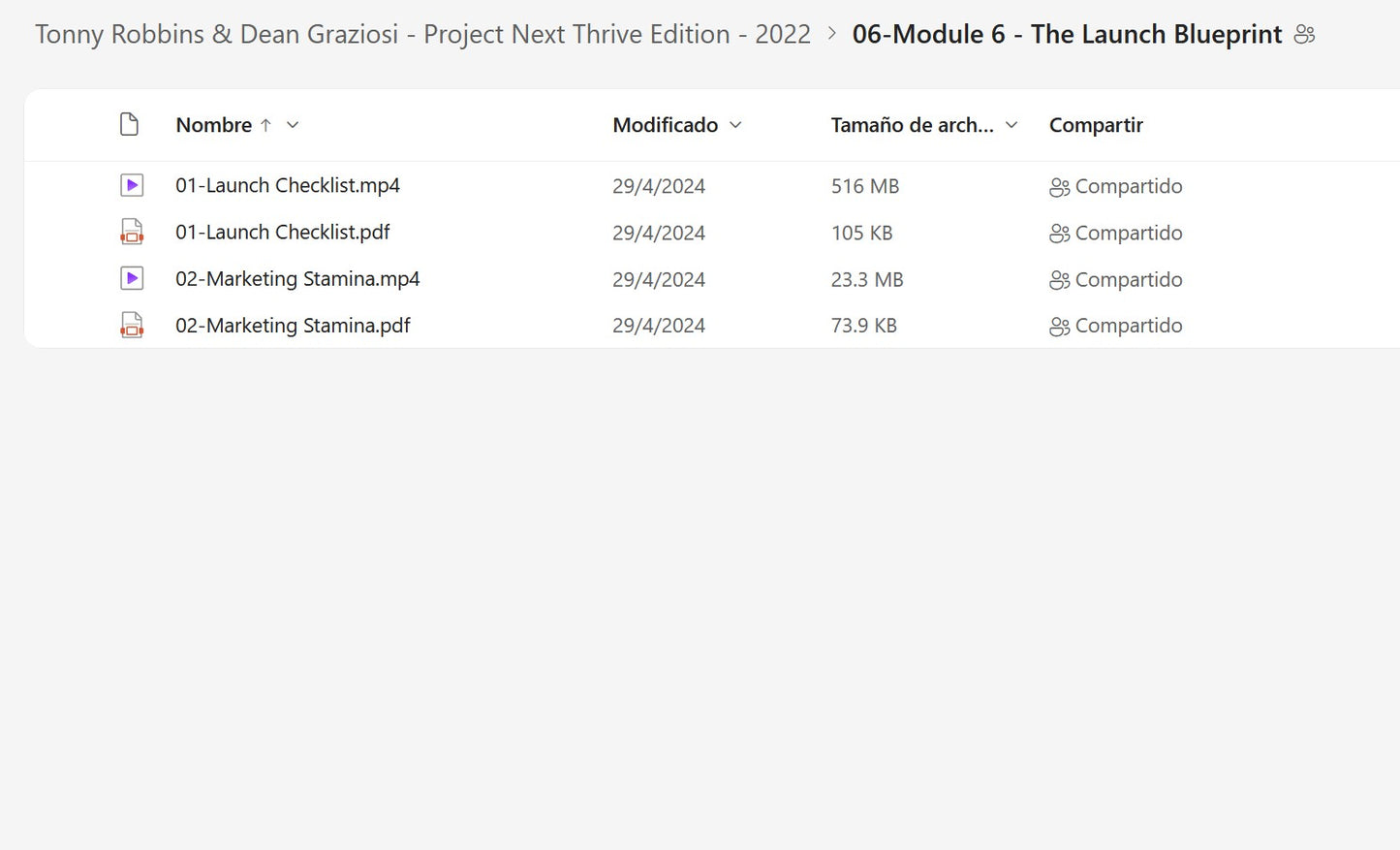 Tony Robbins & Dean Graziosi – Project Next Thrive Edition 2022 Module 6 on My Premium Courses