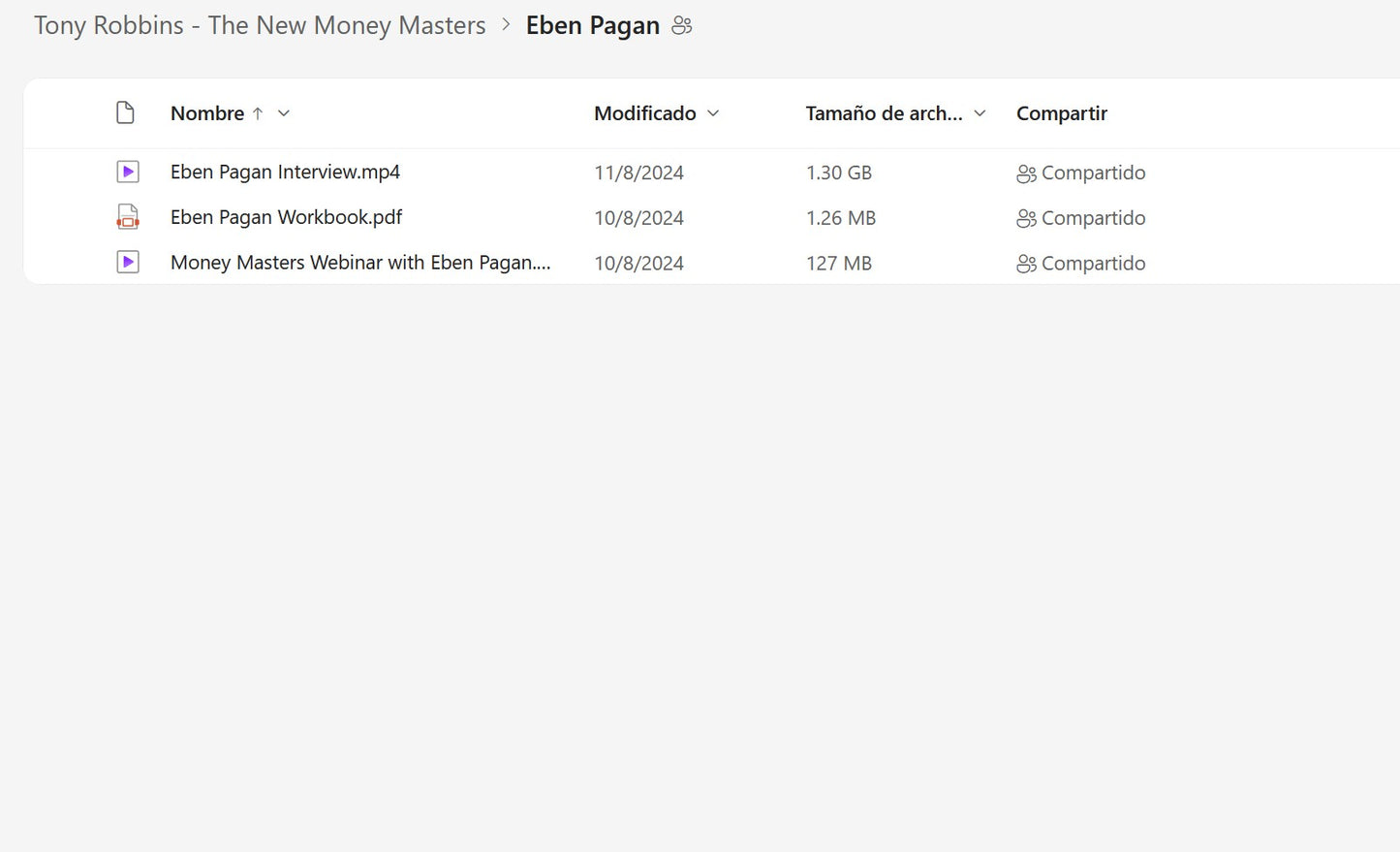 Tony Robbins – The New Money Masters Module 5 Eben Pagan on My Premium Courses