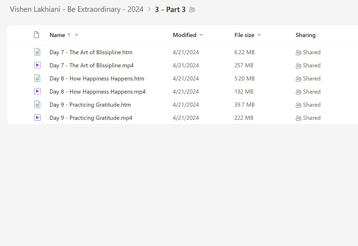 Vishen Lakhiani - Be Extraordinary Module 3 on My Premium Courses