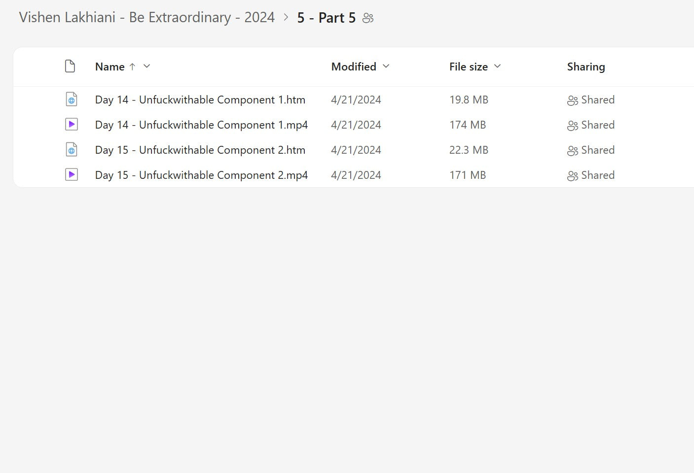 Vishen Lakhiani - Be Extraordinary Module 5 on My Premium Courses