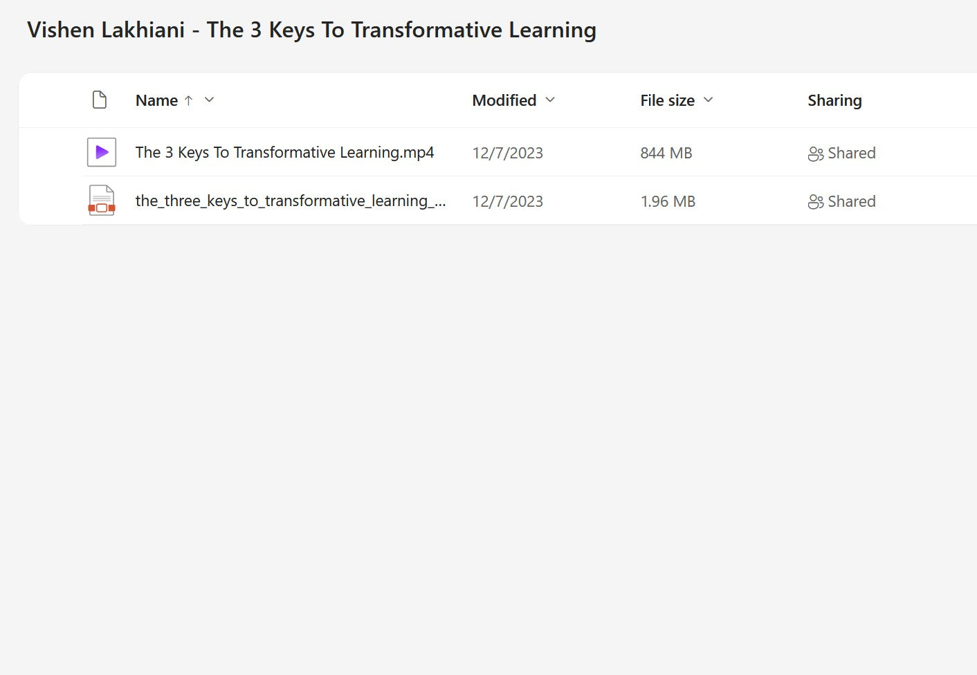 Vishen Lakhiani - The 3 Keys to Transformative Learning Modules