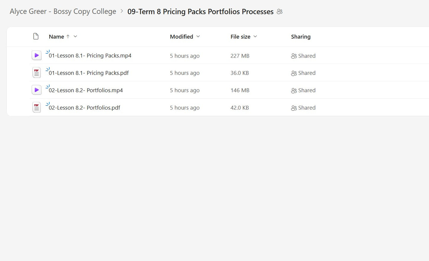 Alyce Greer – Bossy Copy College Module 9 on mypremiumcourses.com