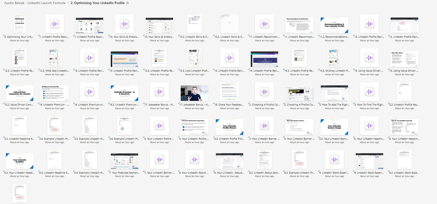 Austin Belcak – LinkedIn Launch Formula Module 2 on mypremiumcourses.com