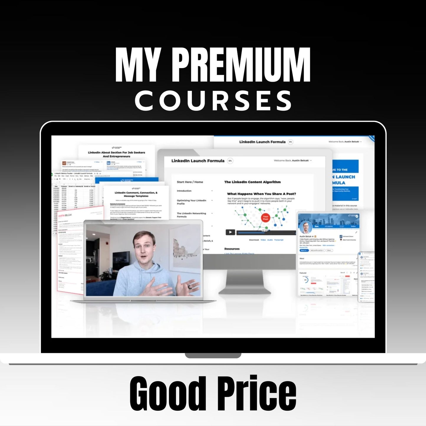 Austin Belcak – LinkedIn Launch Formula on mypremiumcourses.com