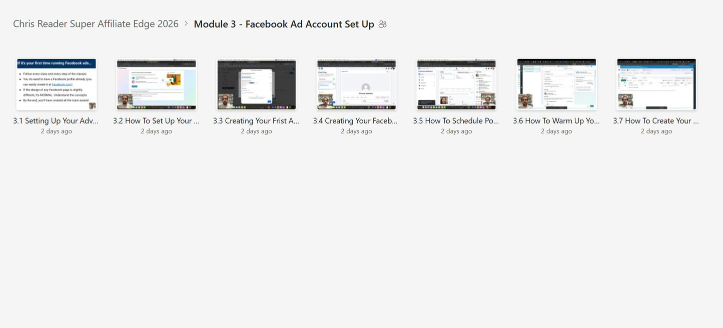 Chris Reader - Super Affiliate Edge 2026 Module 3 on mypremiumcourses.com