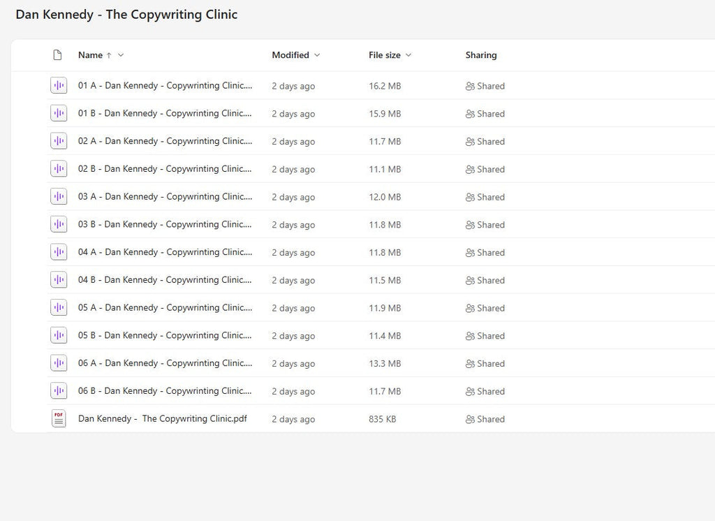 Dan Kennedy – The Copywriting Clinic Modules on mypremiumcourses.com