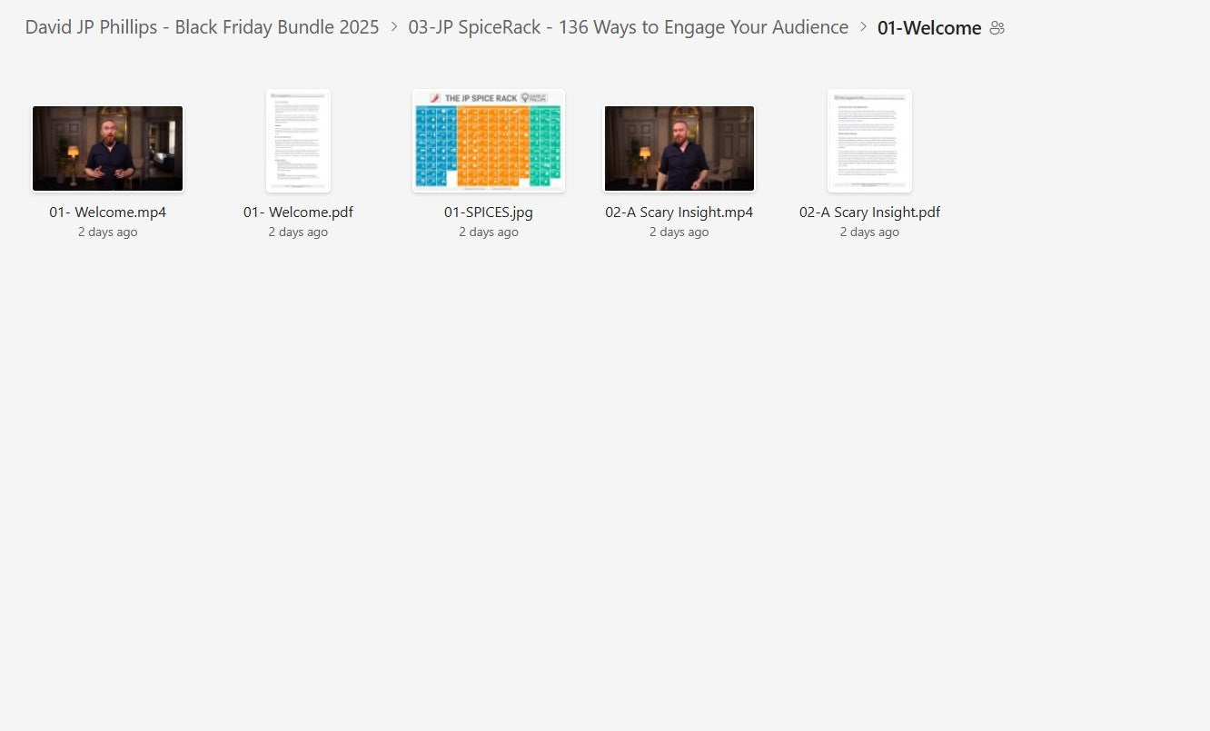 David JP Phillips - Black Friday Bundle 2025