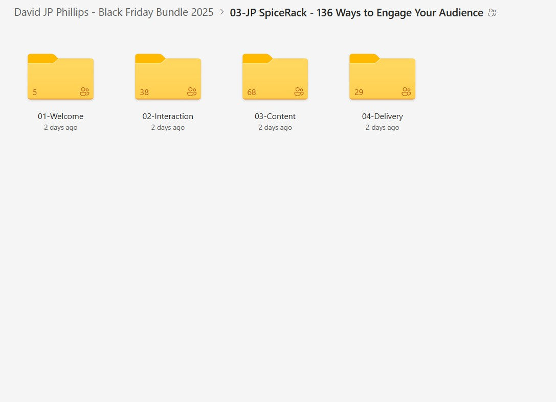 David JP Phillips - Black Friday Bundle 2025