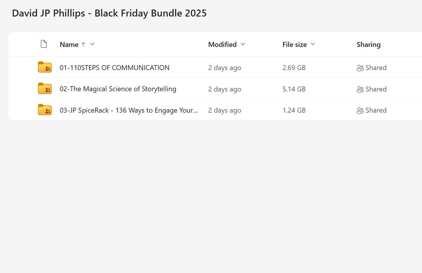 David JP Phillips - Black Friday Bundle 2025