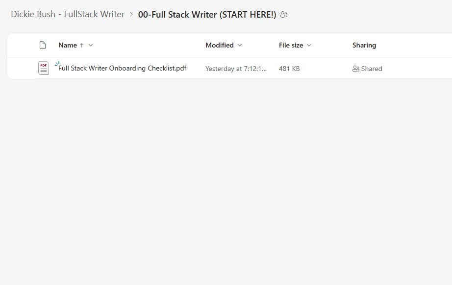 Dickie Bush – Full Stack Writer Module 1 on mypremiumcourses.com