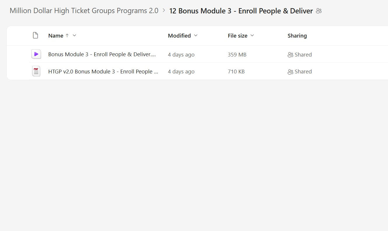 Dr. Joseph Riggio - Million-Dollar High-Ticket Groups & Programs v2.0