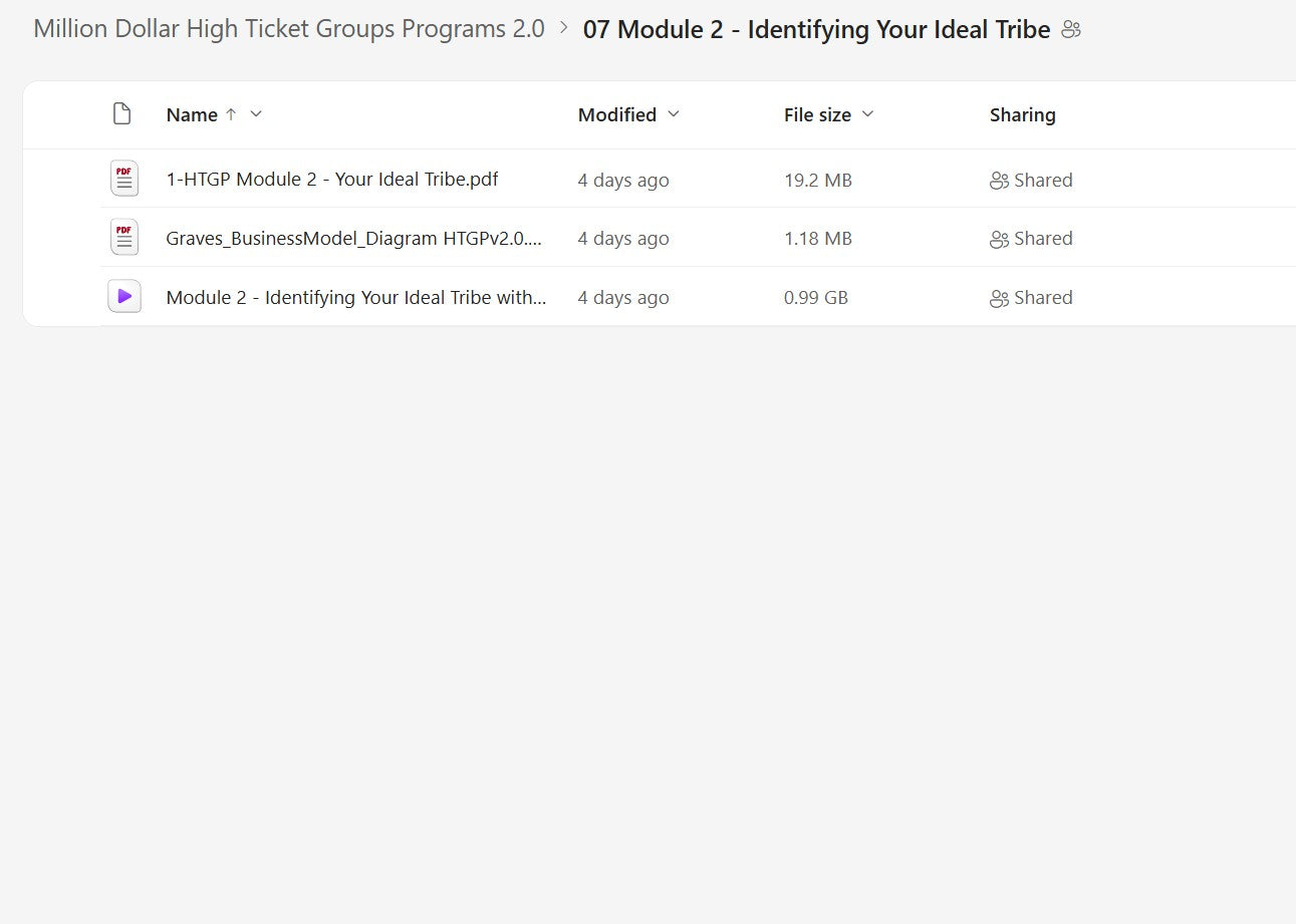 Dr. Joseph Riggio - Million-Dollar High-Ticket Groups & Programs v2.0