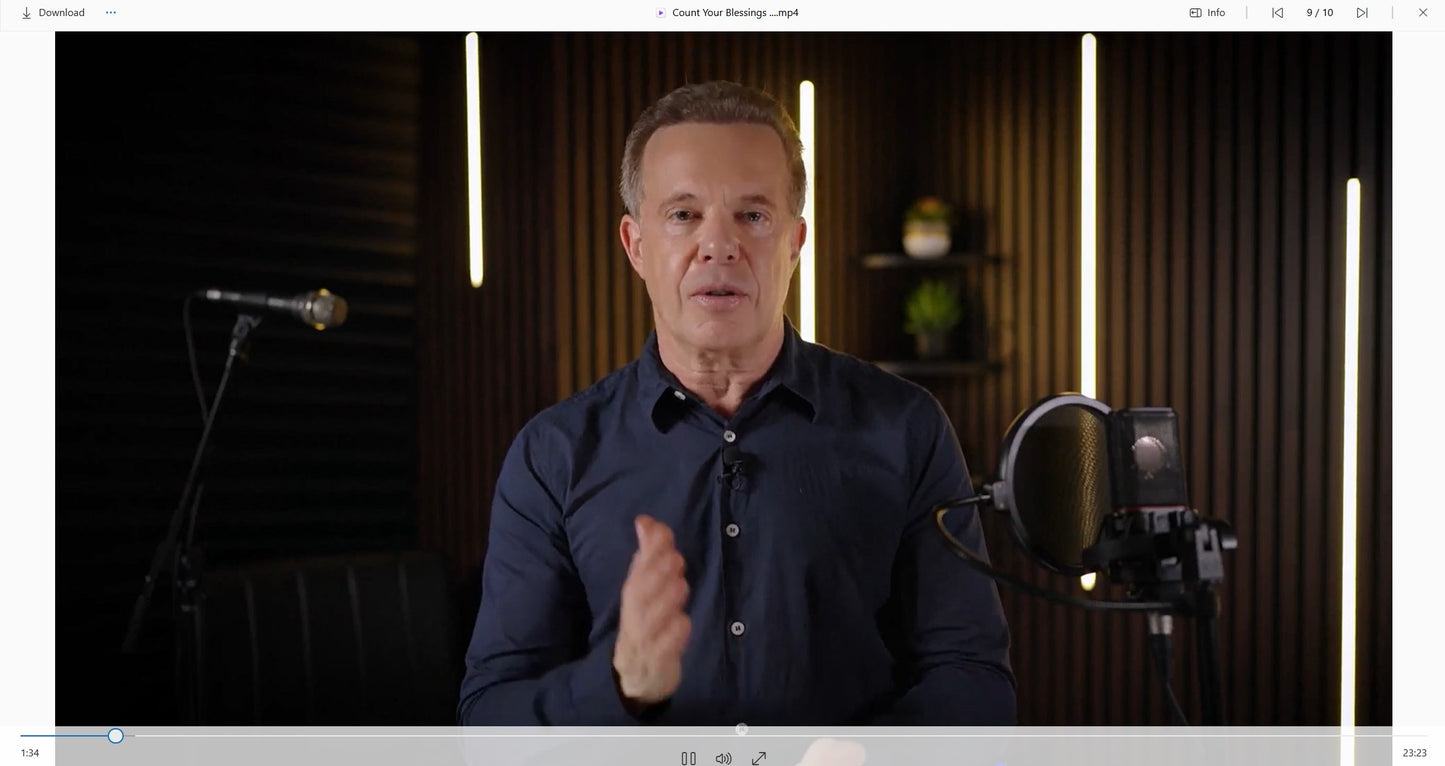 Dr Joe Dispenza - Count Your Blessings: A Guided Practice With the Energy Centers Video Introduction on mypremiumcourses.com