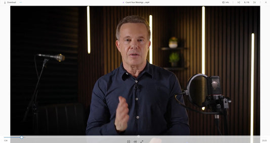 Dr Joe Dispenza - Count Your Blessings: A Guided Practice With the Energy Centers Video Introduction on mypremiumcourses.com