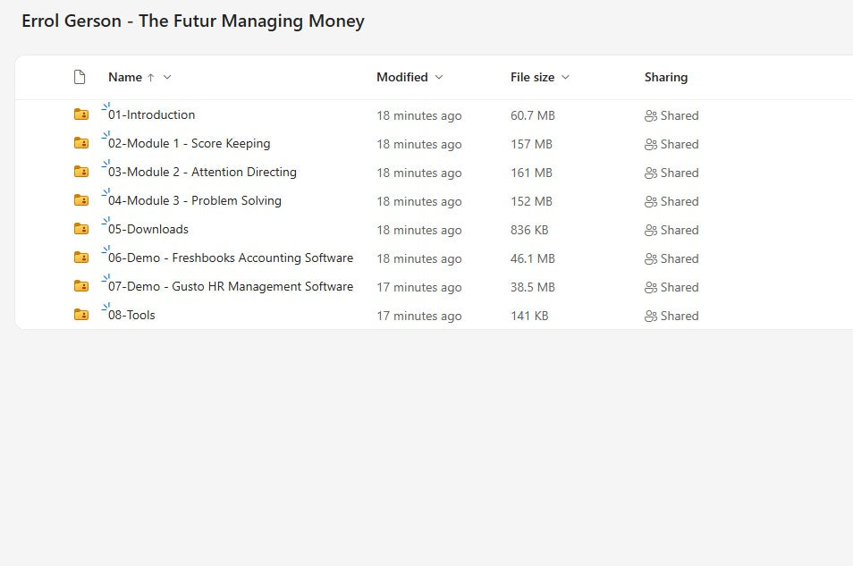 Errol Gerson – The Futur Managing Money