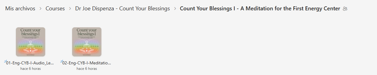 Dr Joe Dispenza - Count Your Blessings: A Guided Practice With the Energy Centers