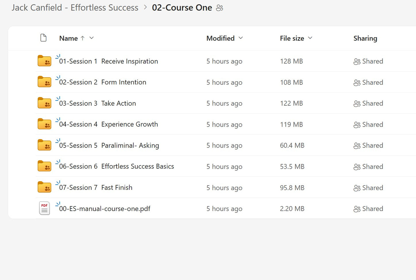 Jack Canfield - Effortless Success Module 2 on my premiumcourses.com