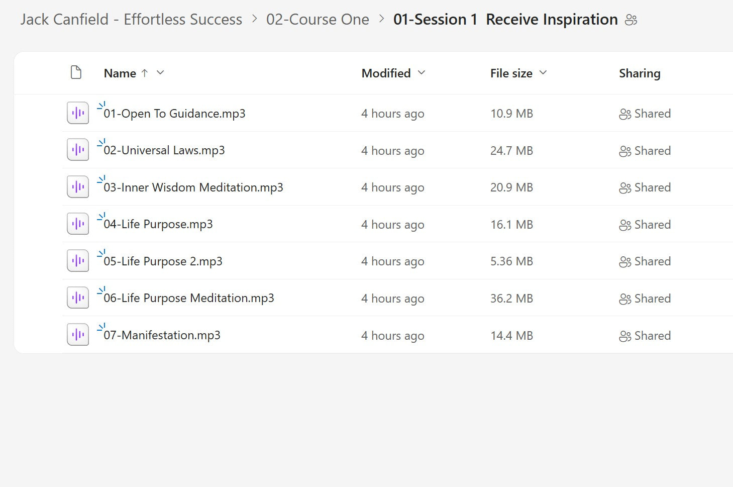 Jack Canfield - Effortless Success Module 2 Session 1 on my premiumcourses.com