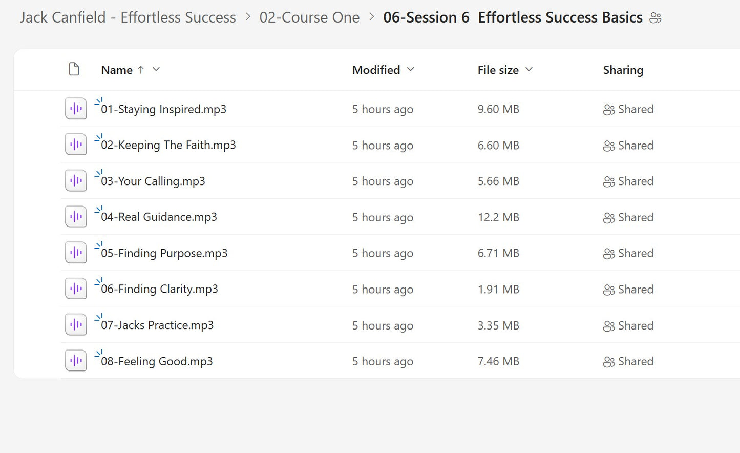 Jack Canfield - Effortless Success Module 2 Session 6 on my premiumcourses.com