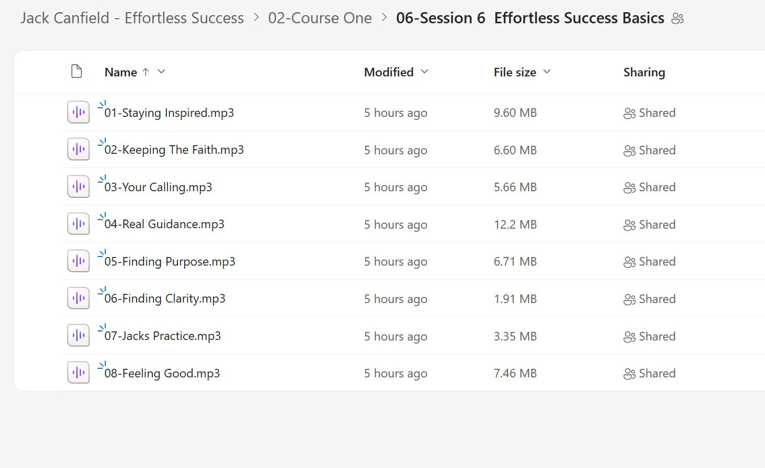 Jack Canfield - Effortless Success Module 2 Session 6 on my premiumcourses.com