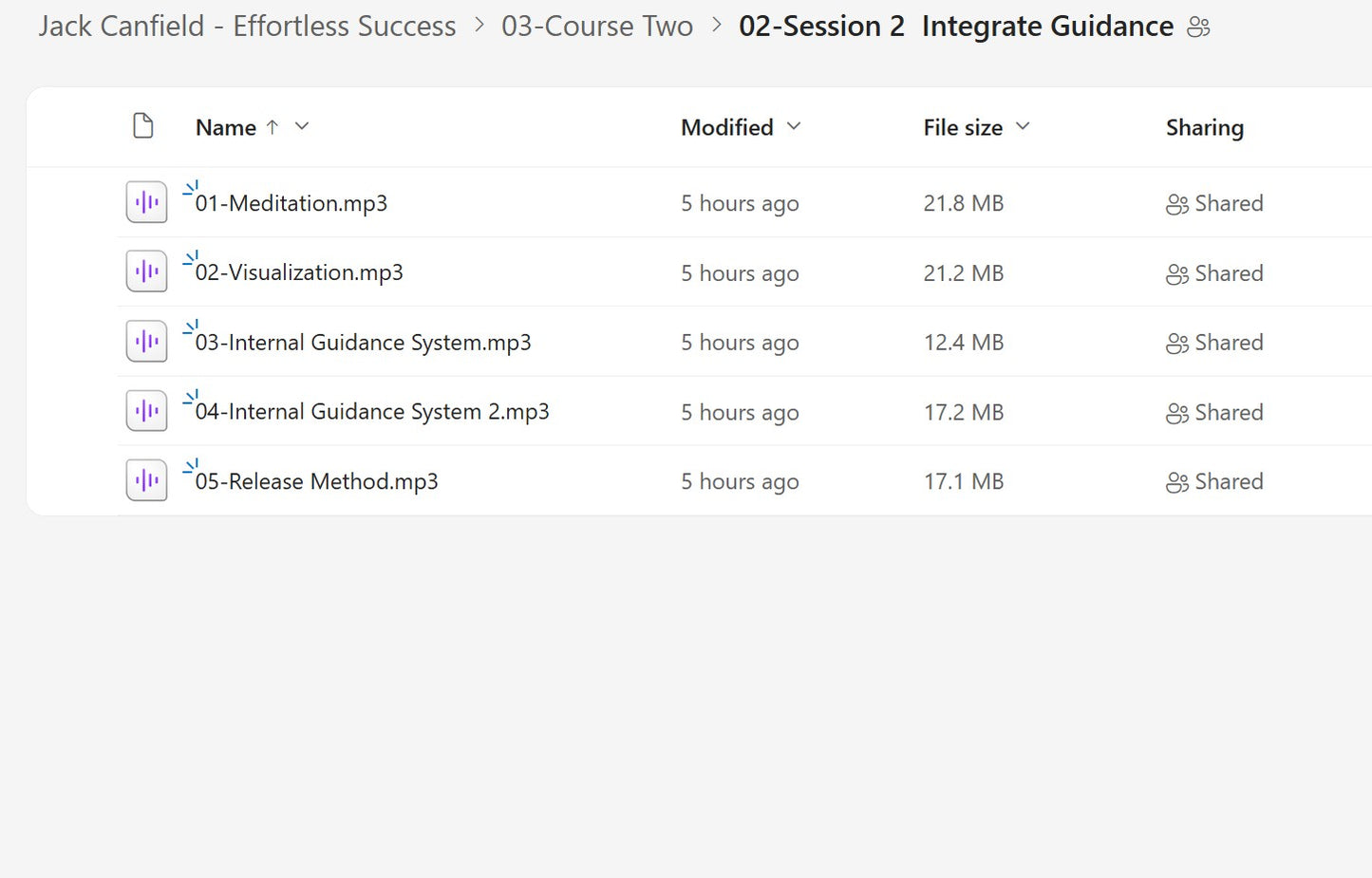 Jack Canfield - Effortless Success Module 3 Session 2 on mypremiumcourses.com