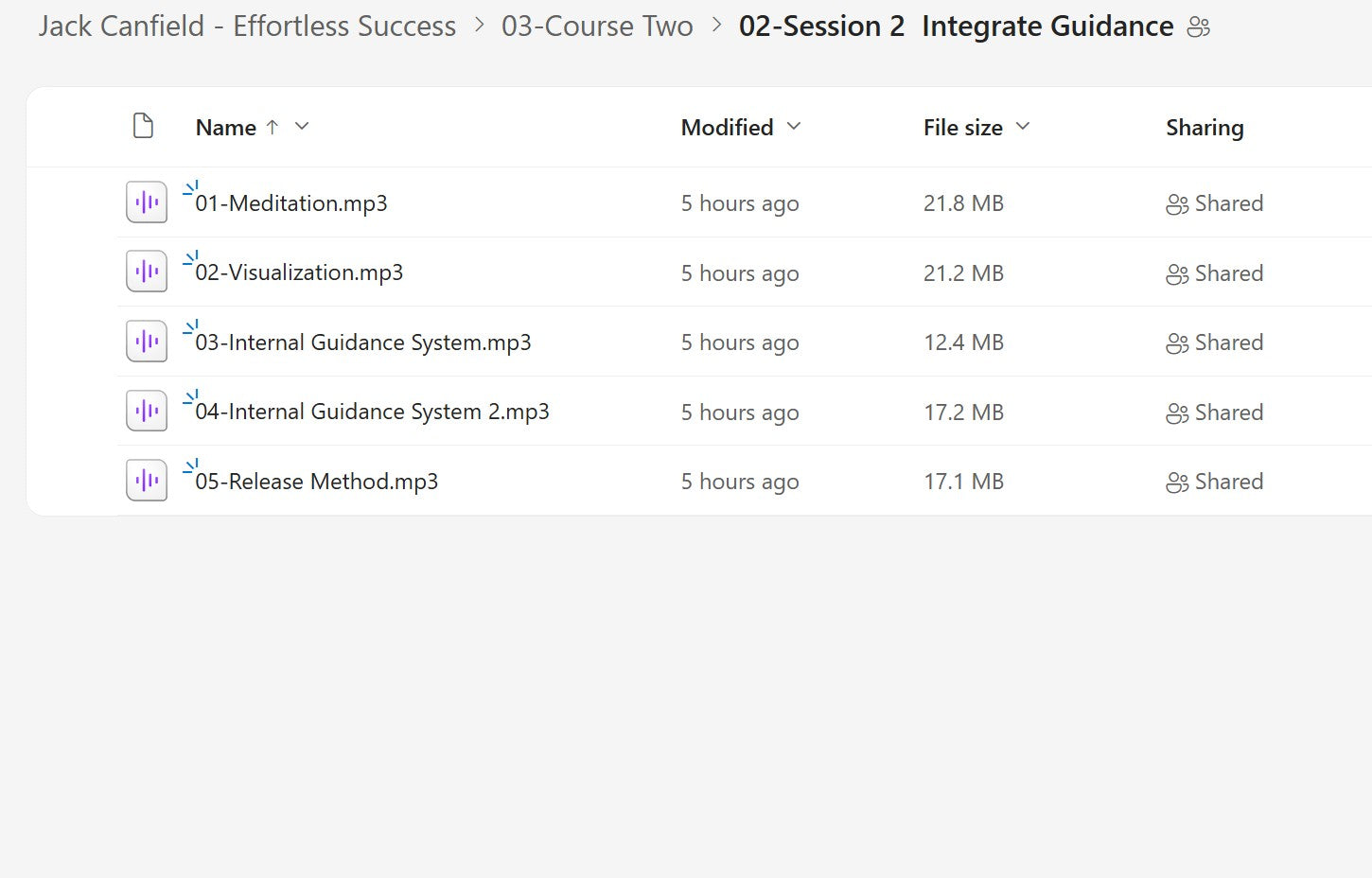Jack Canfield - Effortless Success Module 3 Session 2 on mypremiumcourses.com