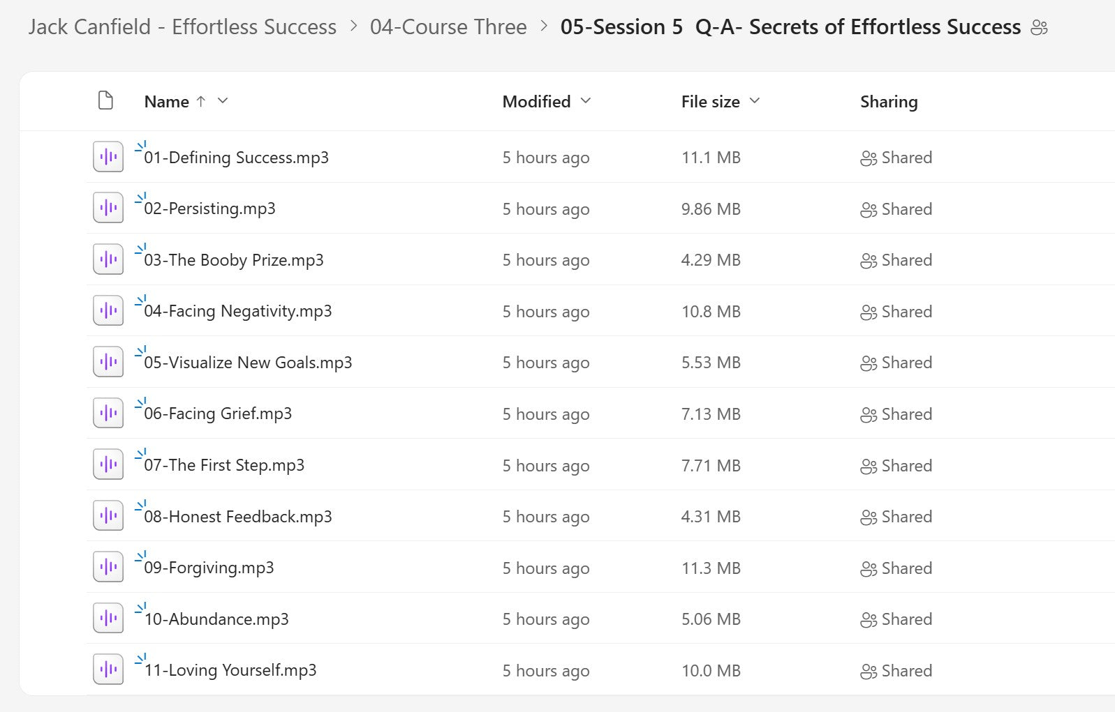 Jack Canfield - Effortless Success Module 4 Session 5 on mypremiumcourses.com