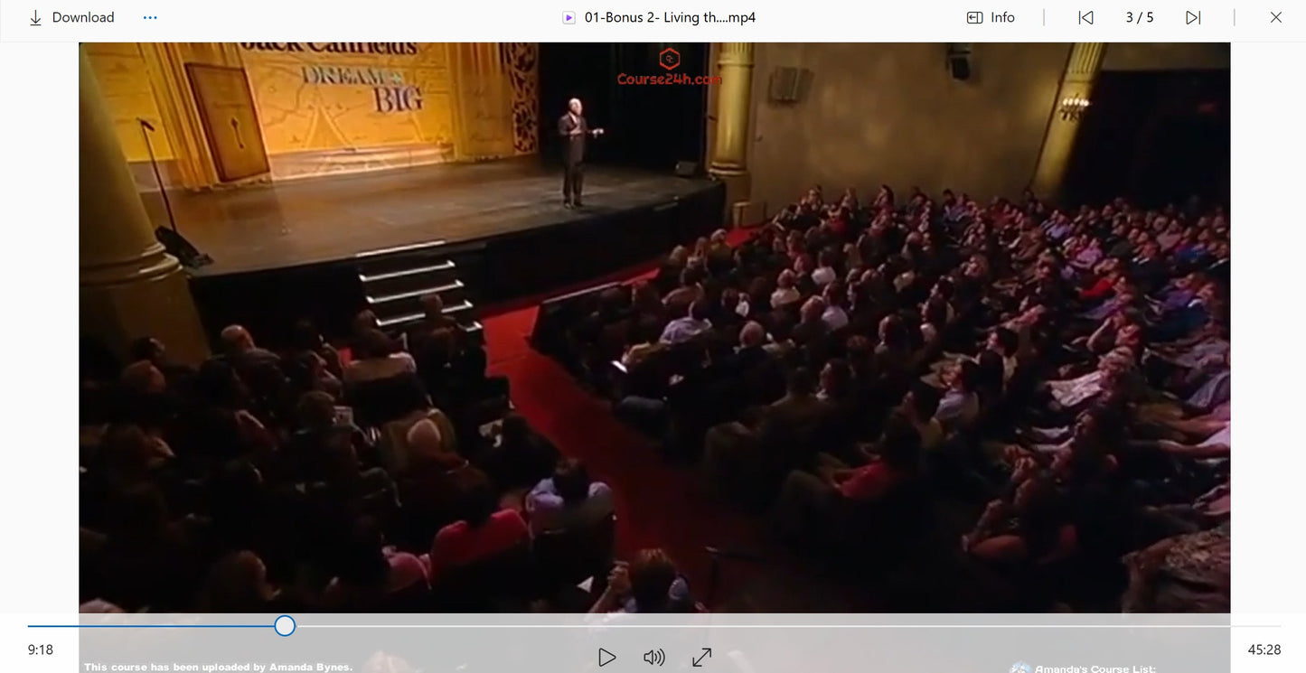 Jack Canfield - Effortless Success Video File on my premiumcourses.com