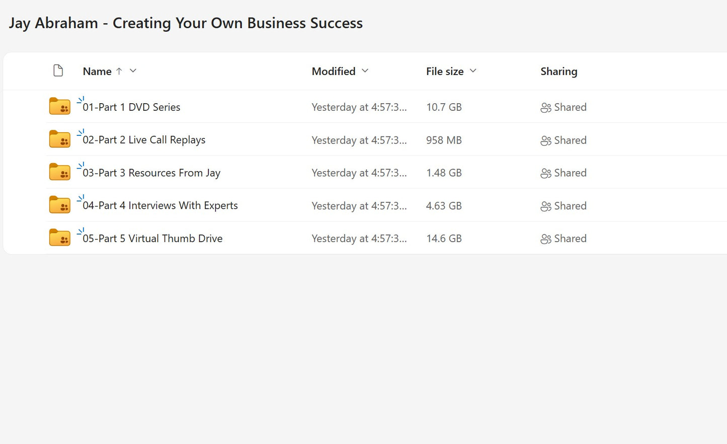 Jay Abraham – Creating Your Own Business Success Modules on mypremiumcourses.com