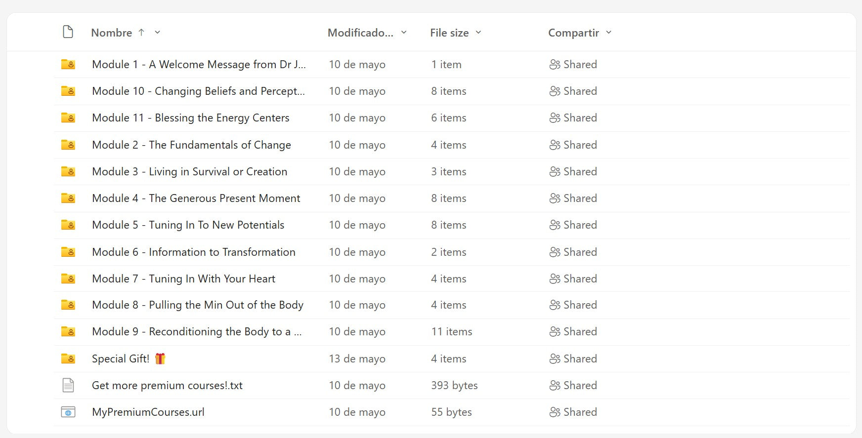 Joe Dispenza Progressive Online Course Modules