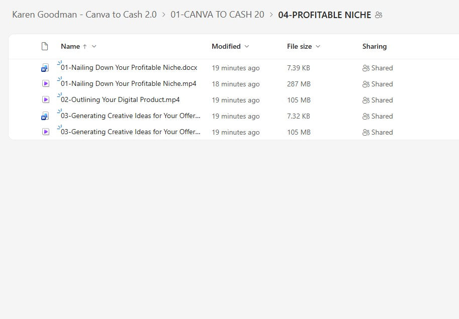 Karen Goodman - Canva to Cash 2.0 Module 4 on mypremiumcourses.com