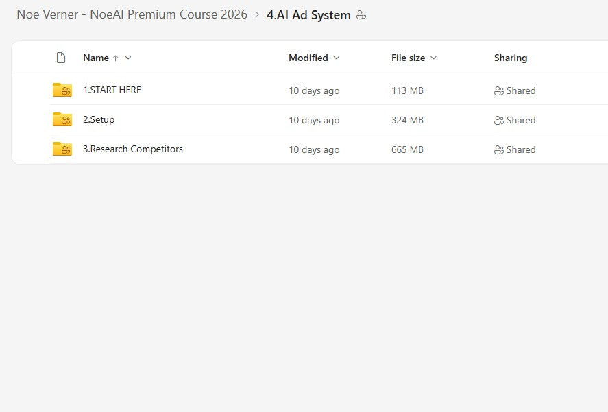 Noe Verner - NoeAI Premium Course 2026 LIFETIME UPDATES Module 4 on mypremiumcourses.com